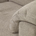 Nosh Noa 3-Sitzersofa mit Kissen beige und Beinen Natur 230 cm