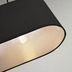 Nosh Palette Lampenschirm schwarz 20 x 75 cm
