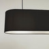 Nosh Palette Lampenschirm schwarz 20 x 75 cm