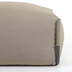 Nosh Puff modulares Sofa 100% fr drauen Square grn und schwarzes Aluminium 101 x 101 cm
