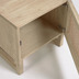 Nosh Rexit Nachttisch aus massivem Holz und Mindi Furnier mit Rattan 50 x 48 cm