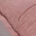Nosh Rut Kissenbezug aus Leinen und Baumwolle weinrot 45 x 45 cm