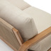 Nosh Sacaleta 2-Sitzer-Sofa aus massivem Eukalyptusholz 142 cm