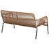 Nosh Samanta 2-Sitzer-Sofa beiges Seil 133 cm