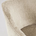 Nosh Sessel Bobly aus beiger Chenille und Holzbeinen mit natrlichem Finish