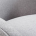 Nosh Sessel Bobly grau und Holzbeine mit natrlichem Finish