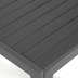 Nosh Sirley Gartentisch aus Aluminium schwarz 70 x 70 cm