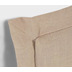 Nosh Tanit Bettkopfteil mit abnehmbarem Bezug aus Leinen beige fr Bett von 200 cm