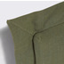 Nosh Tanit Bettkopfteil mit abnehmbarem Bezug aus Leinen grn fr Bett von 90 cm