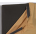 Nosh Tanit Bettkopfteil mit abnehmbarem Bezug aus Leinen senfgelb fr Bett von 160 cm