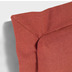 Nosh Tanit Bettkopfteil mit abnehmbarem Bezug aus Leinen weinrot fr Bett von 90 cm