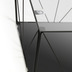 Nosh Tilo Couchtisch aus Glas und Struktur aus Stahl mit schwarzem Finish 60 x 60 cm