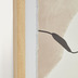 Nosh Torroella abstraktes Bild wei, braun und grau 60 x 90 cm