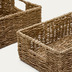 Nosh Tossa Set aus 2 Kisten aus Naturfasern 28 x 20 cm / 32 x 27 cm