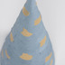 Nosh Venetia Set aus 3 Weihnachtsbumen blau 20 cm 30 cm 45 cm