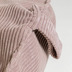 Nosh Wilma Pouf breiter Cord rosa  80 cm