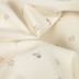 Nosh Yamile Wickelauflagebezug 100% Bio-Baumwolle (GOTS) beige mit bunten Blttern 50 x 70 cm