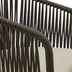 Nosh Yanet Stuhl aus Seil in Grn mit Beinen aus verzinktem Stahl 2er-Set