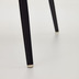 Nosh Yunia Stuhl in breitem Cord in Grn mit Stahlbeinen in Schwarz