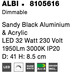 Nova Luce Deckenleuchte ALBI LED Schwarz