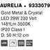 Nova Luce Deckenleuchte AURELIA LED Gold