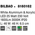 Nova Luce Deckenleuchte BILBAO LED Wei