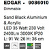 Nova Luce Deckenleuchte EDGAR LED Schwarz matt