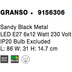 Nova Luce Deckenleuchte GRANSO E27 Schwarz matt