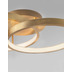 Nova Luce Deckenleuchte LEON LED Blattgold Optik
