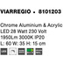 Nova Luce Deckenleuchte VIAREGGIO LED Chrom