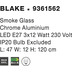 Nova Luce Pendelleuchte BLAKE E27 Chrom & Rauch