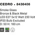 Nova Luce Pendelleuchte CEDRO E27 Rauch, Bronze & Schwarz