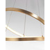 Nova Luce Pendelleuchte LEON LED Blattgold Optik