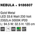 Nova Luce Pendelleuchte NEBULA LED Gold