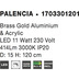 Nova Luce Pendelleuchte PALENCIA LED Messing Gold