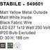 Nova Luce Stehlampe STABILE E27 Gelb matt B-Ware