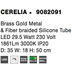 Nova Luce Wandleuchte CERELIA LED Messing Gold