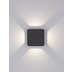 Nova Luce Wandleuchte SERIKA LED fest verbaut Anthrazit