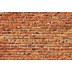 papermoon Fototapete 7 Bahnen, Digitaldruck Red Brick Wall, Tapetenbahn 50cm, BlueBack 350 x 260 cm