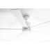 Pepeo Tibu Energiespar-Deckenventilator weiß mit LED-Licht und Flügeln aus MDF, 132 cm Durchmesser
