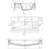 Posseik Doppelbadmöbel-Set LIVONO 100 cm (3-teilig) Beton EEK: F