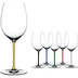 Riedel Fatto A Mano Cabernet/Merlot Glas mit gelbem Stiel