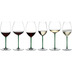 Riedel Fatto A Mano Champagne Wine Glas mit grnem Stiel