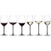 Riedel Fatto A Mano Riesling/Zinfandel Glas mit schwarzem Stiel