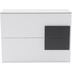 Röhr Sideboard Weiß 100x74x46 cm Applikation Anthrazit