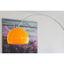 SalesFever Bogenlampe 208 cm orange, echter Marmorfu