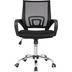 SalesFever Bürostuhl mit Netzbespannung, schwarz/grau