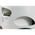SalesFever Sideboard 150x40x75 cm weiß Hochglanz, mit geschwungener Form, Made in Germany
