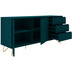 SalesFever Sideboard mit 2 Türen und 3 Schubladen MDF, Metall Blau, Gold 393543