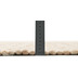 Sansibar Handwebteppich Hrnum UNI dark beige 70 x 140 cm